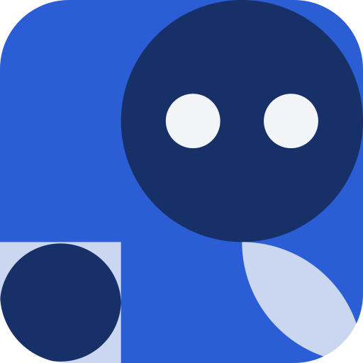 Beaming Galleon, a Block Buddy (Mono · Cobalt)