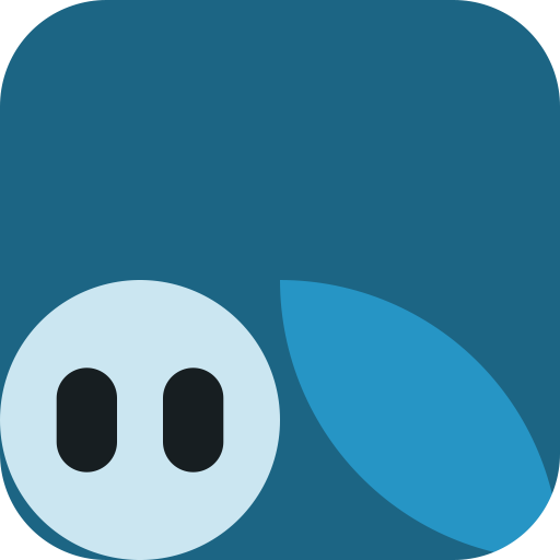 Buzzy Manta, a Block Buddy (Night · Cerulean)