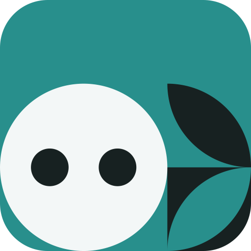 Cartoon Procyon, a Block Buddy (Poster · Teal)