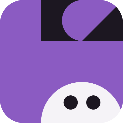 Coded Clink, a Block Buddy (Poster · Violet)