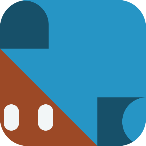 Dusk Counter, a Block Buddy (Duo · Cerulean)