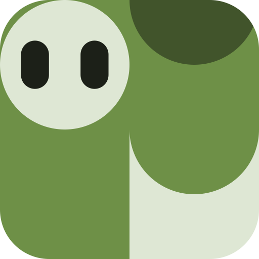 Fjord Flobbo, a Block Buddy (Mono · Moss)