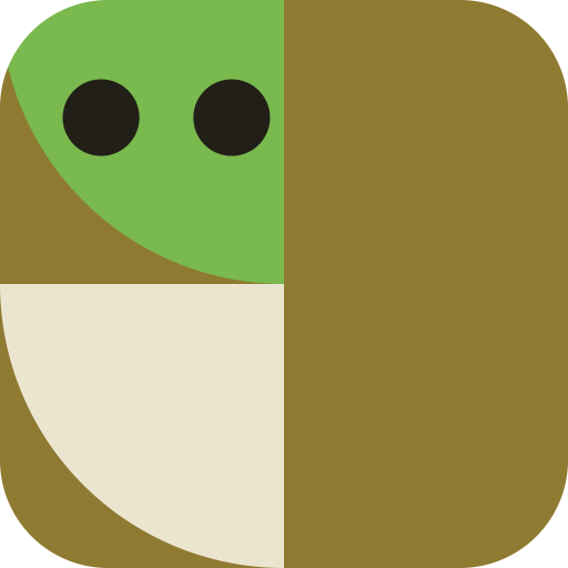 Fluted Coin, a Block Buddy (Duo · Ochre)