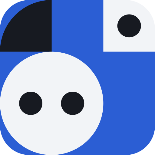 Forest Setter, a Block Buddy (Poster · Cobalt)