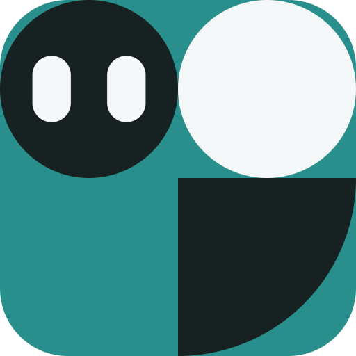 Glacial Bippit, a Block Buddy (Poster · Teal)