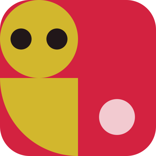 Glowy Grus, a Block Buddy (Duo · Vermilion)