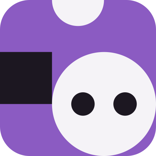 Gong Echidna, a Block Buddy (Poster · Violet)