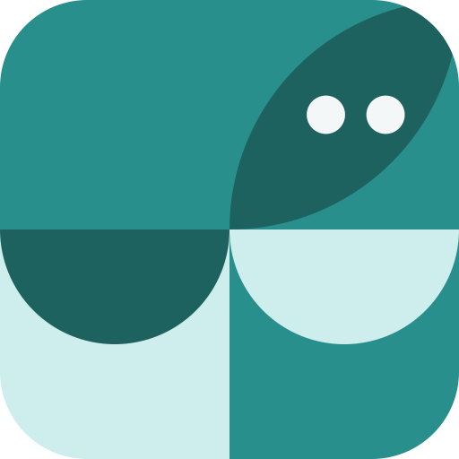 Grooved Mobbit, a Block Buddy (Mono · Teal)