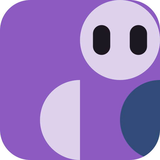 Matte Quib, a Block Buddy (Duo · Violet)