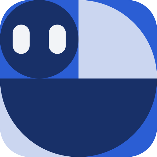Modem Pibbo, a Block Buddy (Mono · Cobalt)