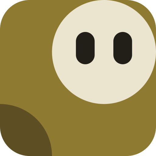 Octo Ant, a Block Buddy (Mono · Ochre)