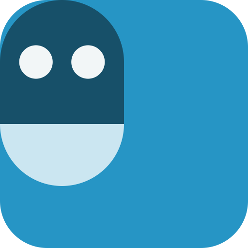 Rugged Mango, a Block Buddy (Mono · Cerulean)
