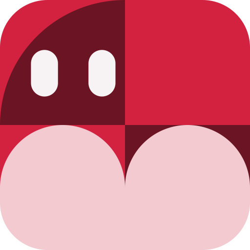 Shard Gumbo, a Block Buddy (Mono · Vermilion)