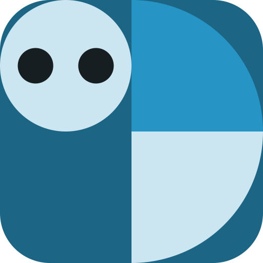 Spore Screen, a Block Buddy (Night · Cerulean)