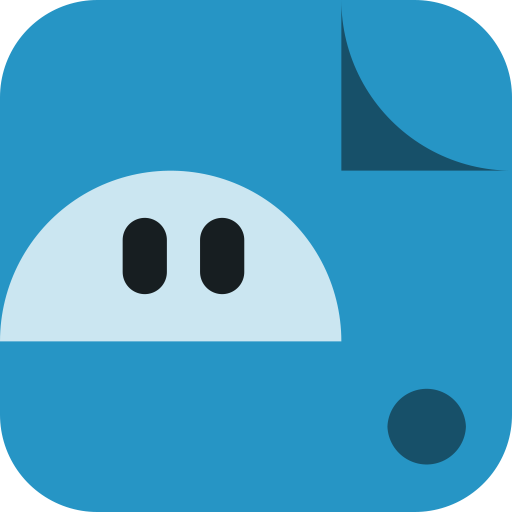 Spotted Blimp, a Block Buddy (Mono · Cerulean)