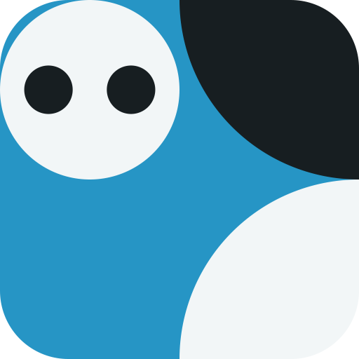 Thermal Sparkix, a Block Buddy (Poster · Cerulean)