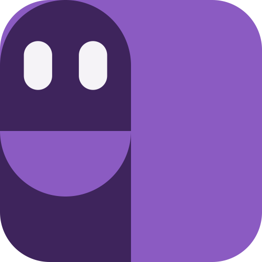 Tiny Coder, a Block Buddy (Mono · Violet)
